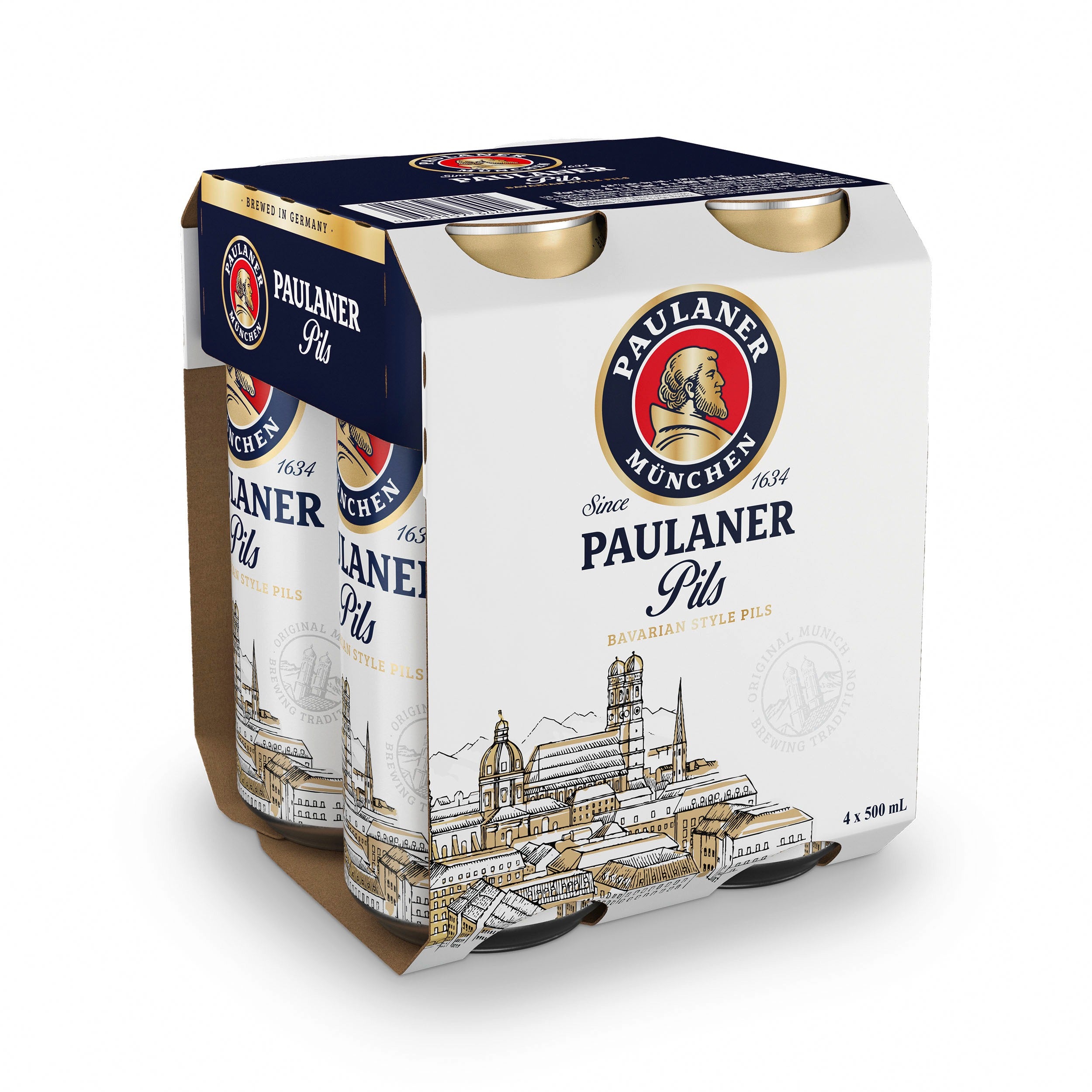 PAULANER PILS 500ML 4PK CAN
