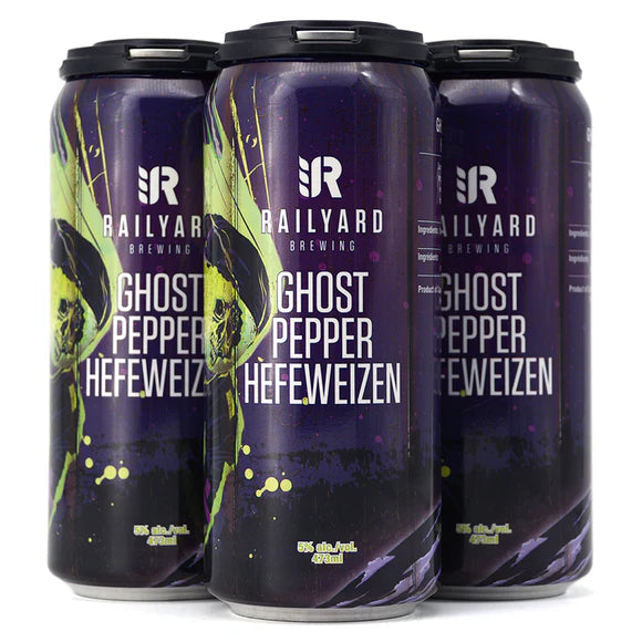 RAILYARD GHOST PEPPER HEFEWEIZEN 473ML 4PK CAN