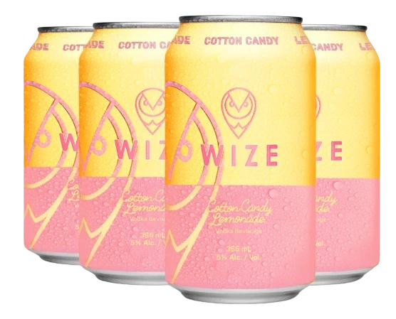WIZE COTTON CANDY LEMONADE 355ML 6PK CAN
