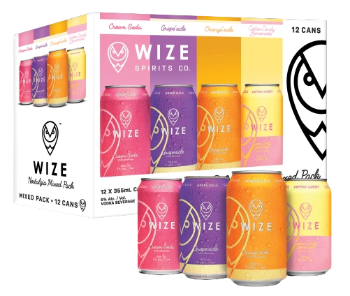WIZE NOSTALGIA VODKA SODA MIXER 355ML 12PK CAN