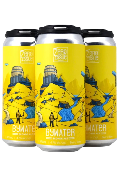 ZERO ISSUE BYWATER BLONDE ALE 473ML 4PK CAN