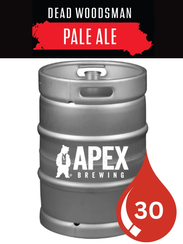 APEX PREDATOR DEAD WOODSMAN PALE ALE 29.3L KEG
