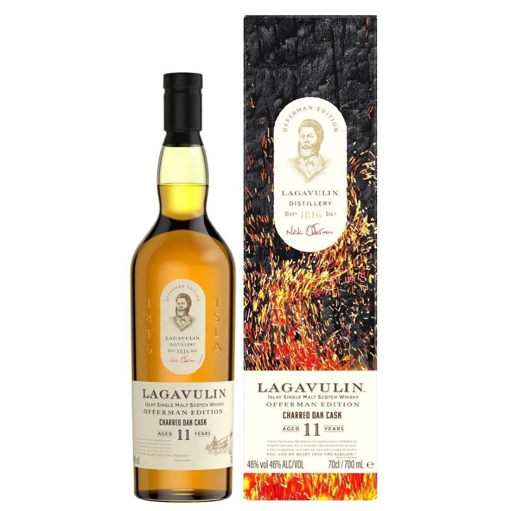 LAGAVULIN OFFERMAN 11YR CHARRED CASK OAK WHISKY 750ML