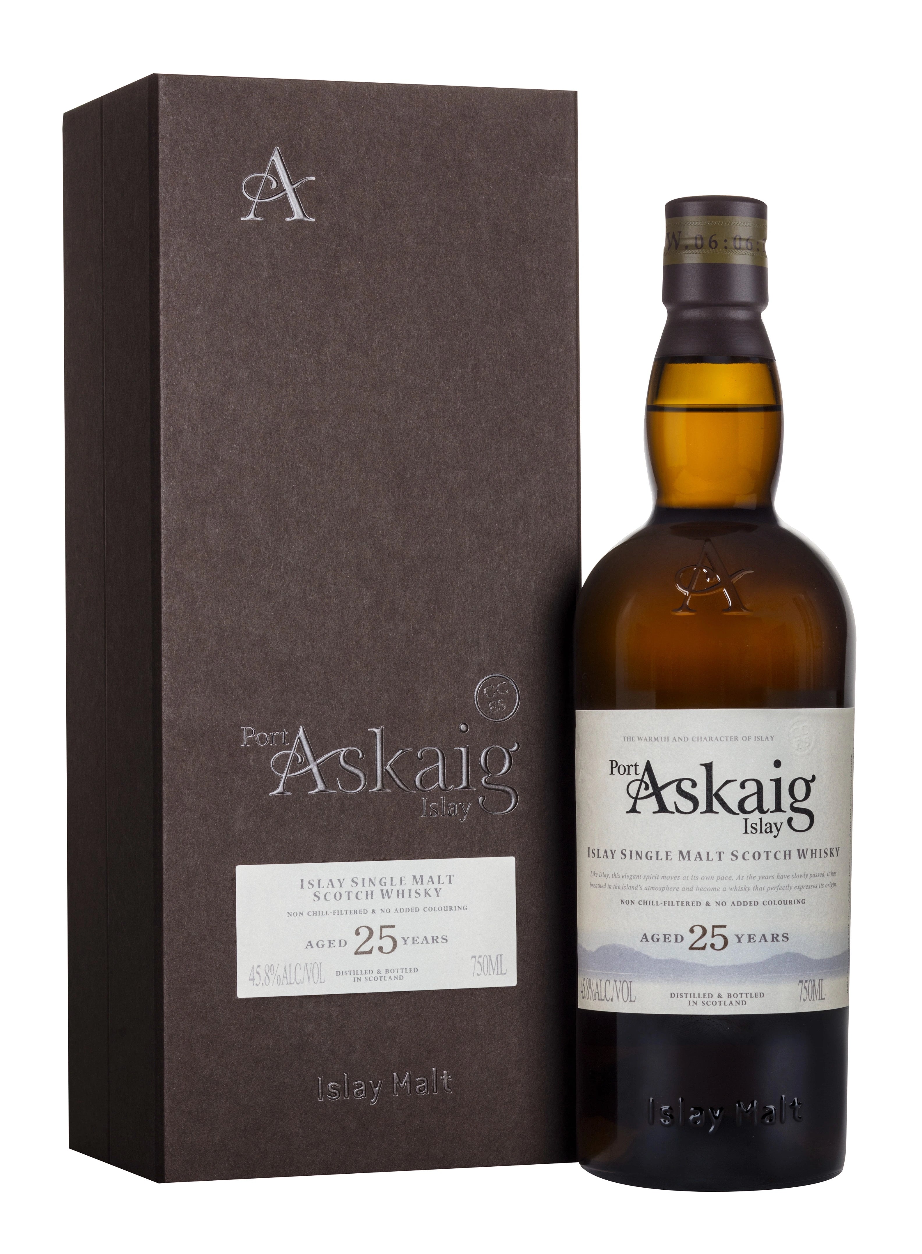 PORT ASKAIG 25YR ISLAY SINGLE MALT SCOTCH WHISKY 750ML