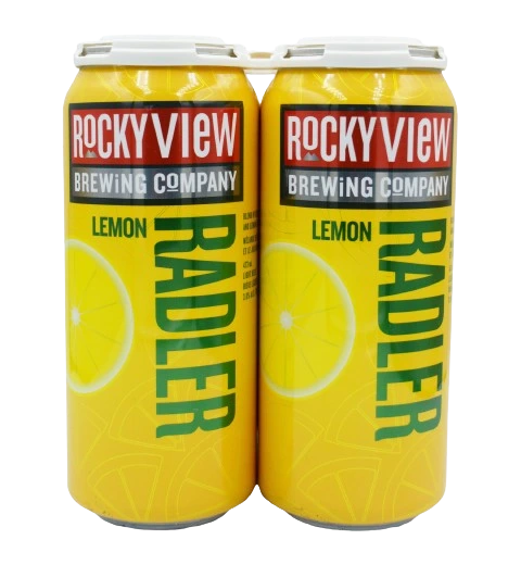 ROCKY VIEW LEMON RADLER 473ML 4PK CAN