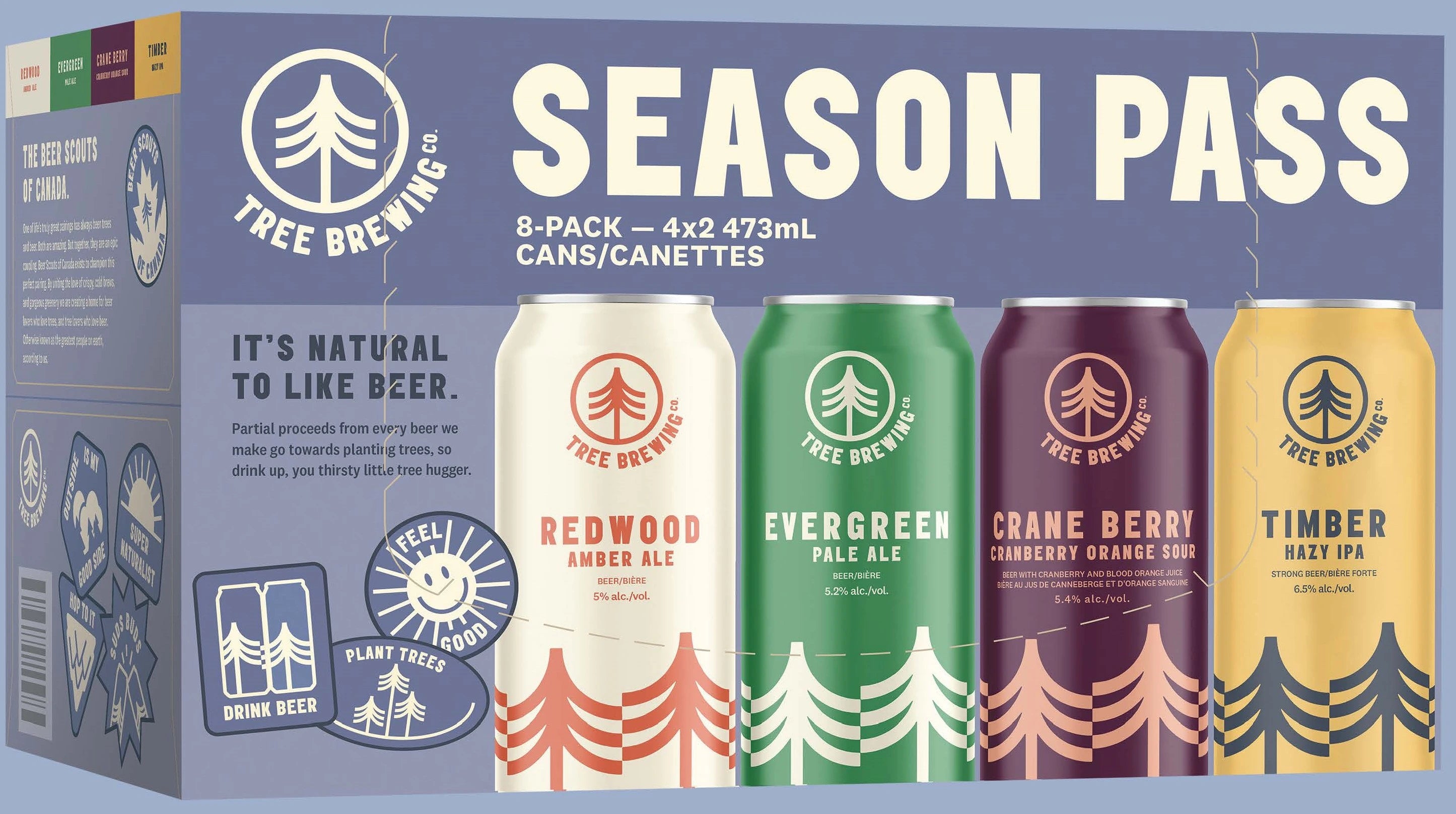 TREE BREW SEASON PASS 473ML 8PK CAN