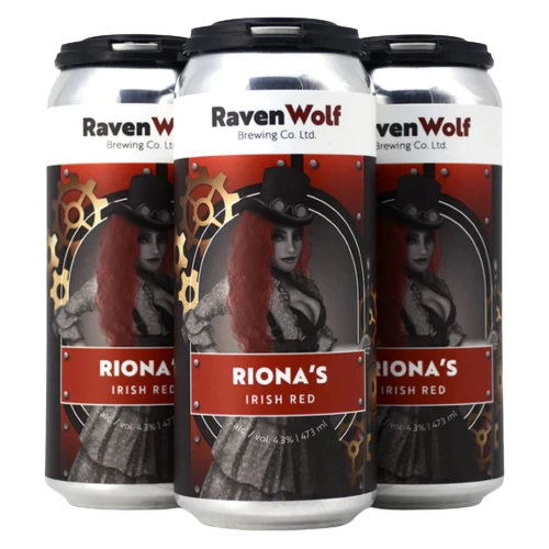 RAVENWOLF RIONA'S IRISH RED ALE 473ML 4PK CAN