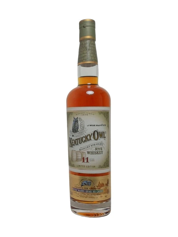 KENTUCKY OWL MARDI GRAS XO CASK RYE WHISKEY 750ML