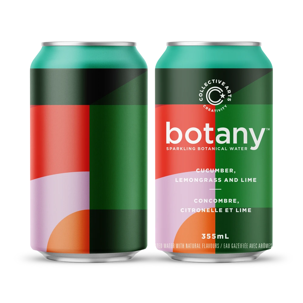 BOTANY CUCUMBER LIME NON ALC SPARKLING WATER 355ML