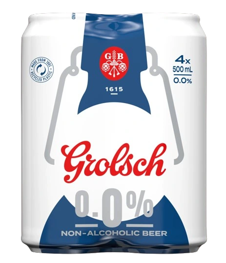 GROLSCH NON ALC 0.0% 500ML 4PK CAN