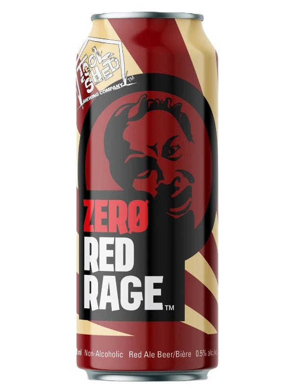 TOOL SHED ZERO RED RAGE NON ALC RED ALE 473ML 4PK CAN @ MacTaggart Ridge [1042636]
