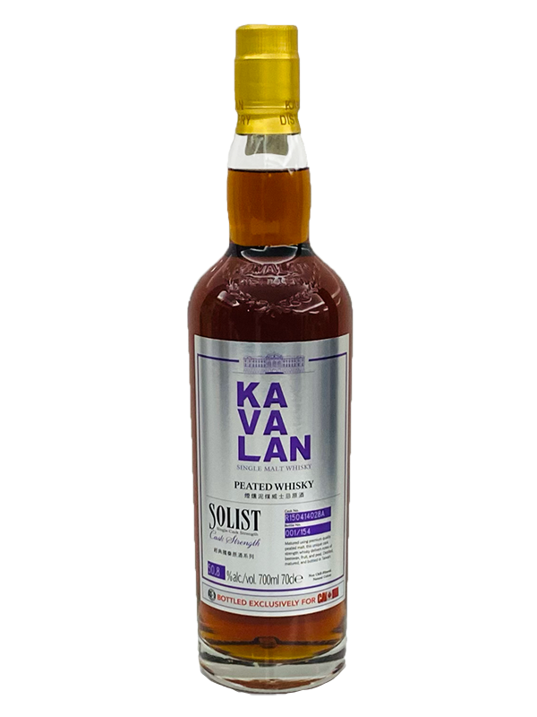 KAVALAN SOLIST PEATED WHISKEY FOR CANADA 700ML