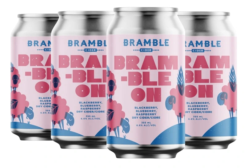 BRAMBLE BRAMBLE ON TRIPLE BERRY CIDER 355ML 6PK CAN