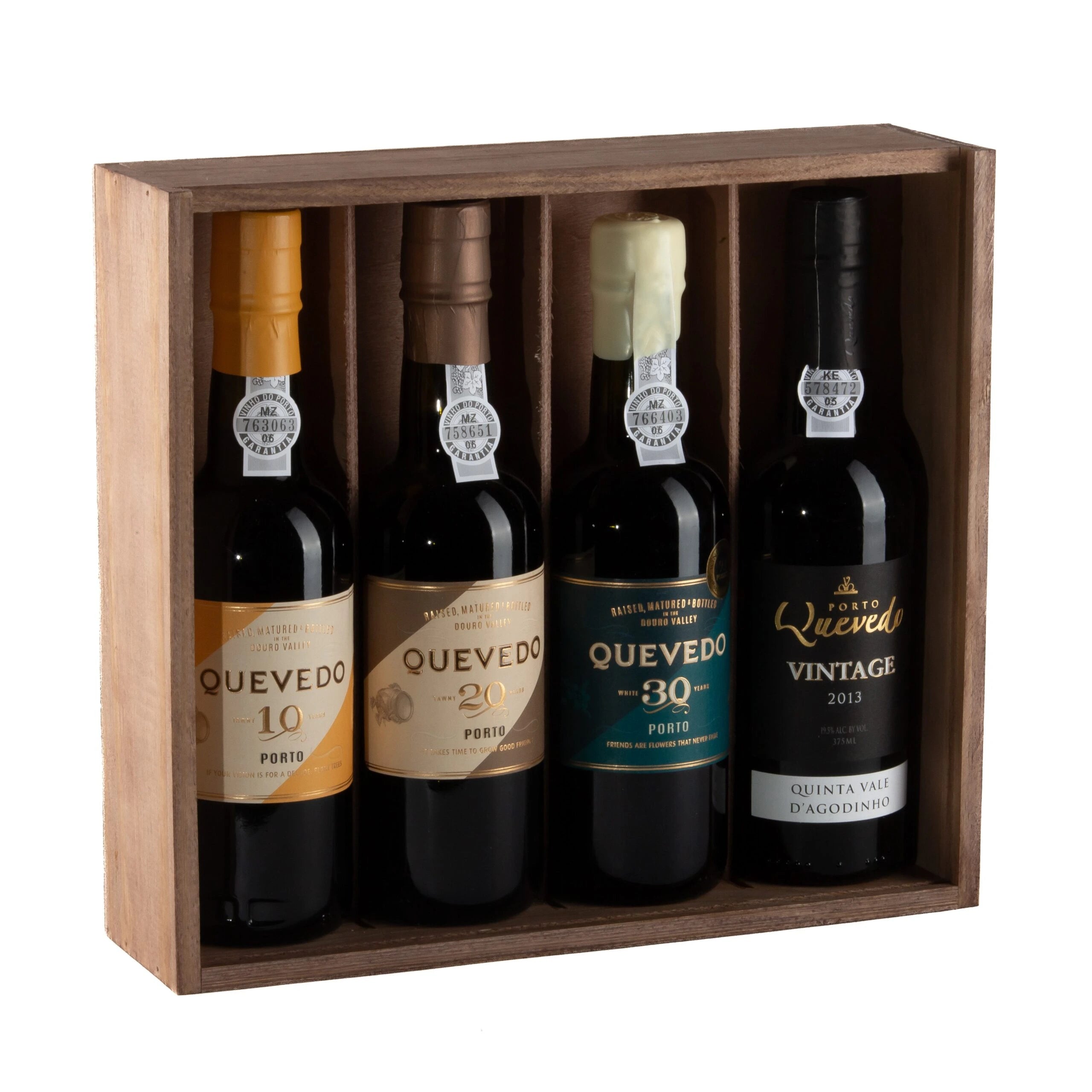 QUEVEDO CONNOISSEUR PORT WOOD GIFT PACK 375ML 4PK