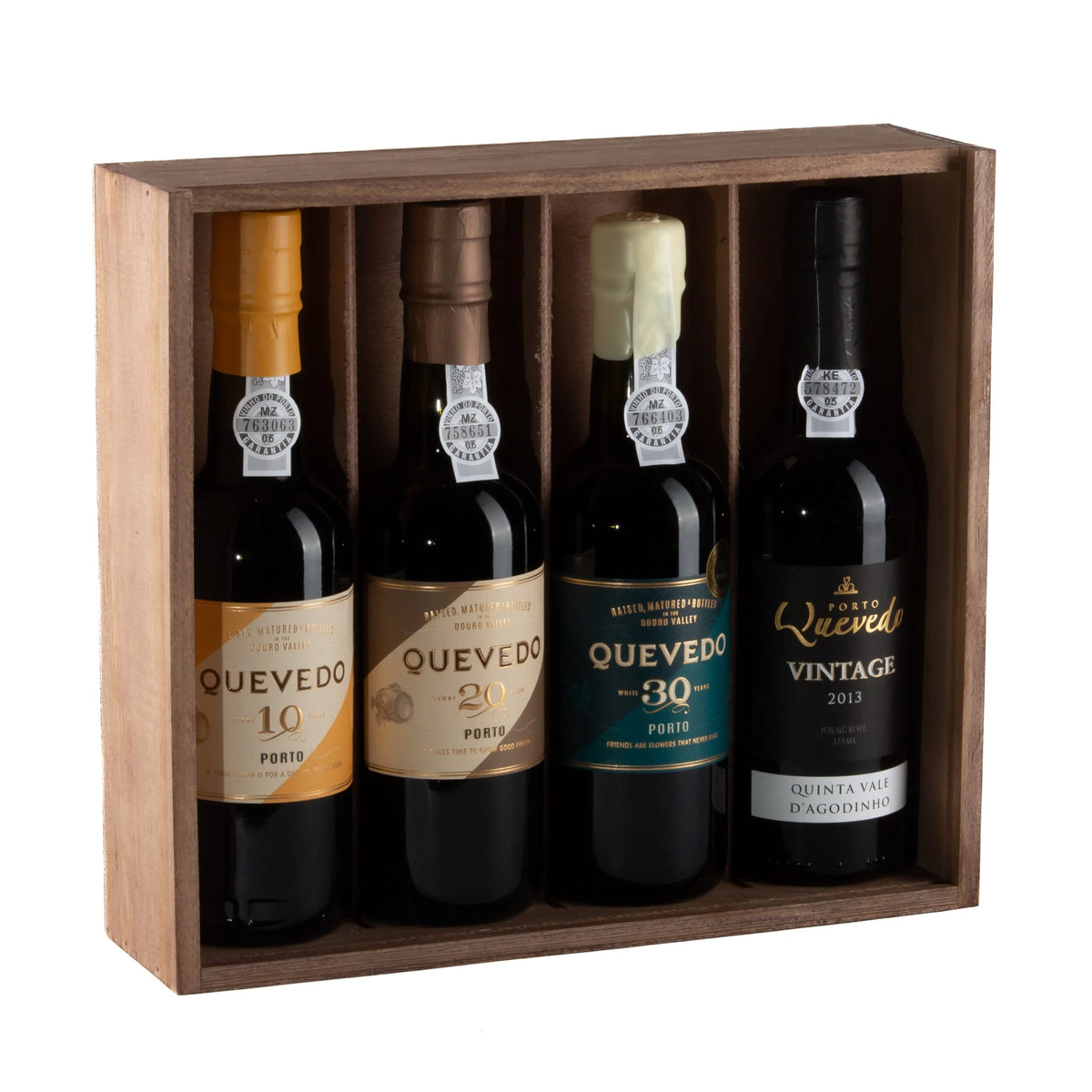 QUEVEDO CONNOISSEUR PORT WOOD GIFT PACK 375ML 4PK