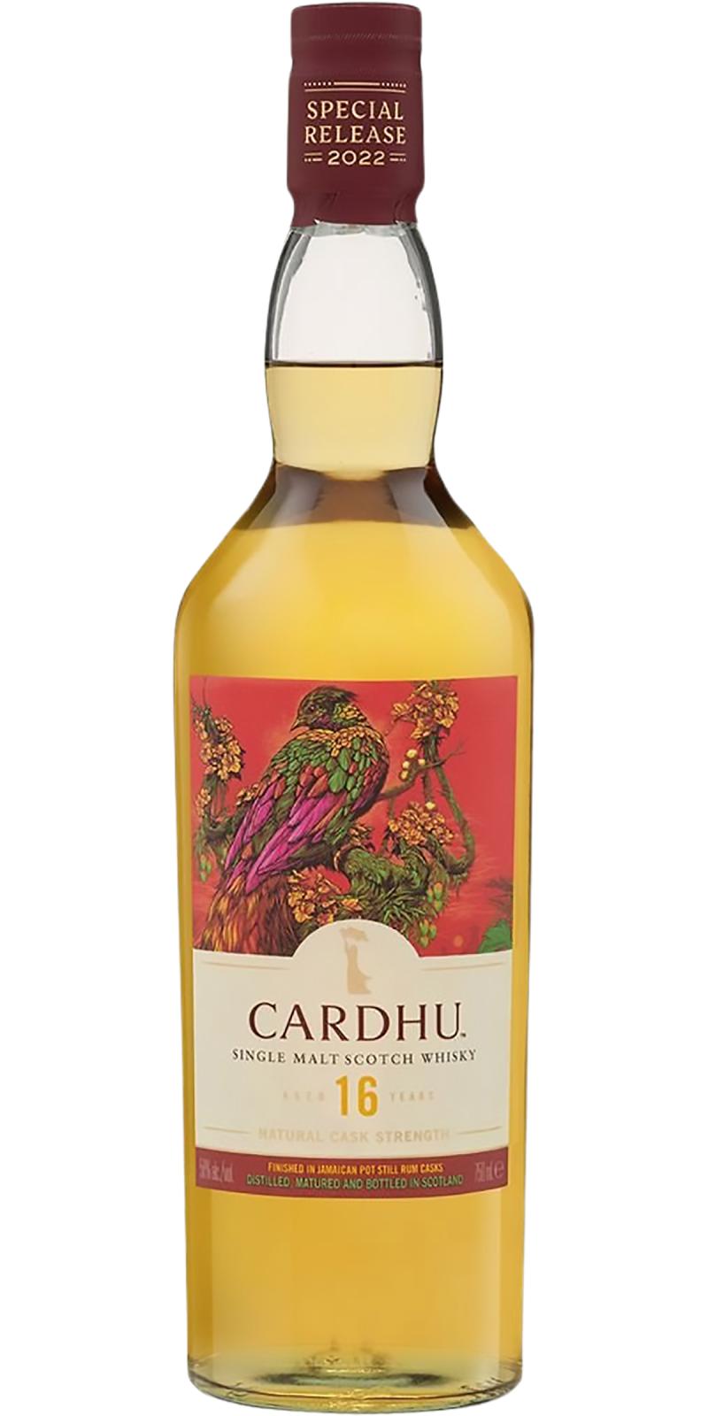 CARDHU 16YR 2022 EDITION SINGLE MALT SCOTCH WHISKY 750ML