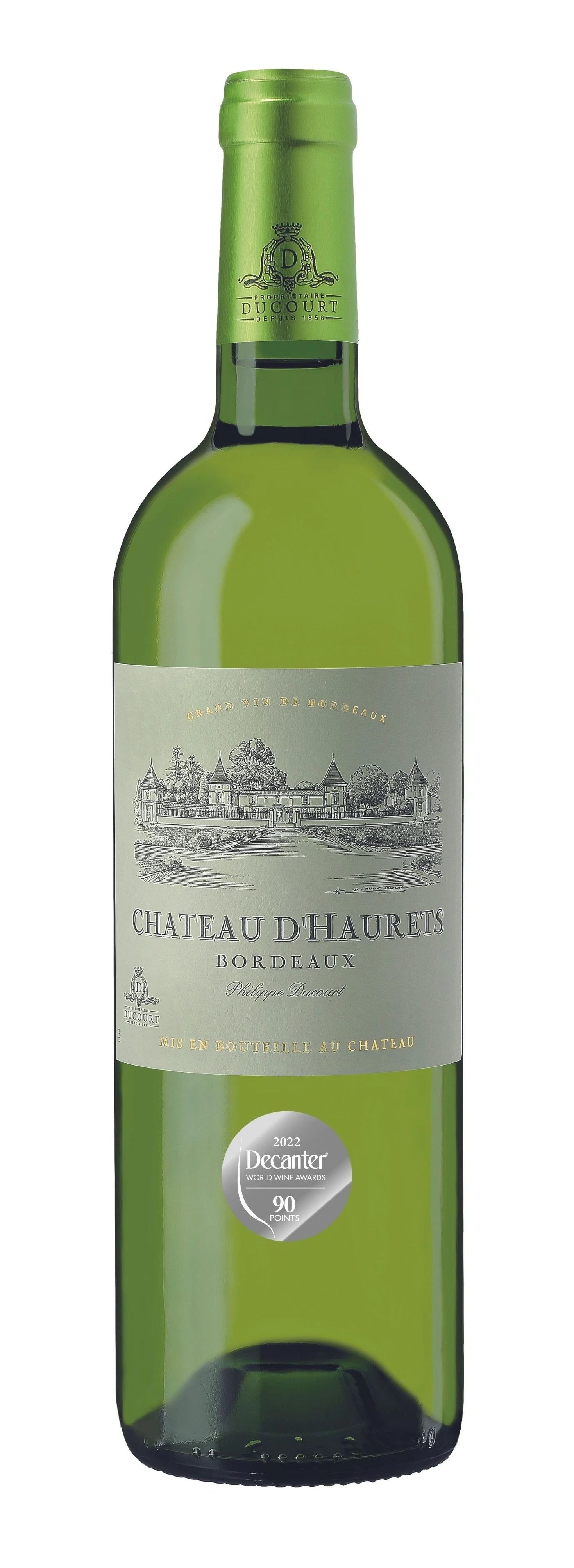 CHATEAU D'HAURETS BORDEAUX BLANC 750ML