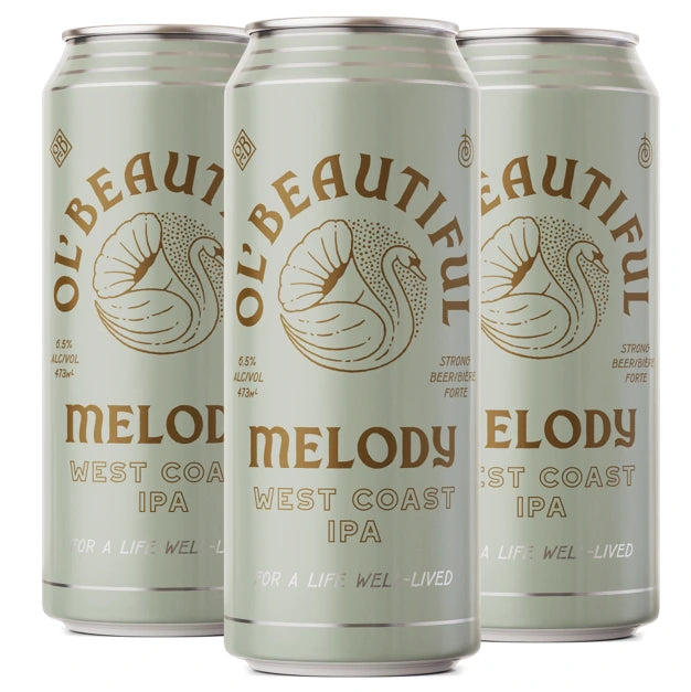 OL BEAUTIFUL MELODY WEST COAST IPA 473ML 4PK CAN