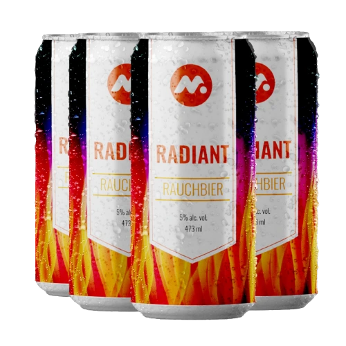 METAS RADIANT RAUCHBIER 473ML 4PK CAN