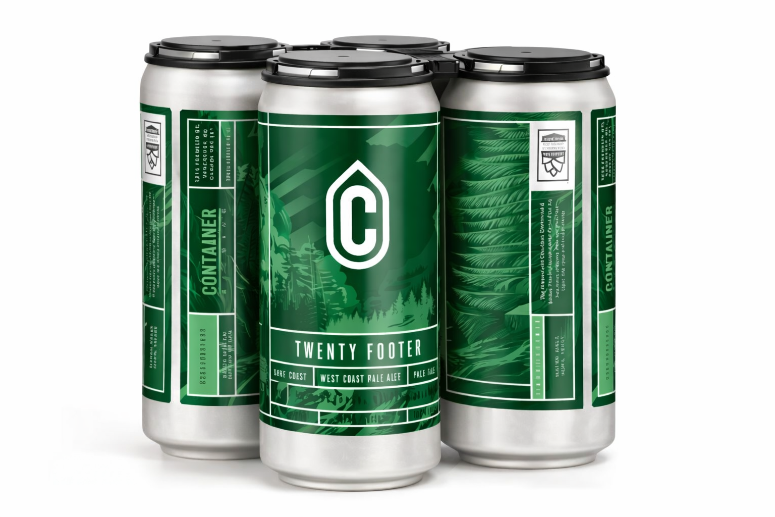 CONTAINER TWENTY FOOTER WEST COAST PALE ALE 473ML 4PK CAN