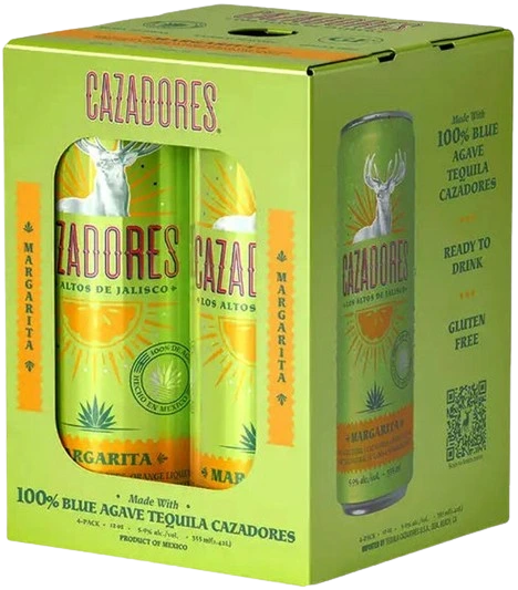 CAZADORES MARGARITA 355ML 4PK CAN