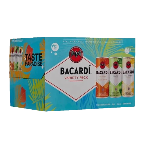 BACARDI RTD MIX PACK 355ML 12PK CAN