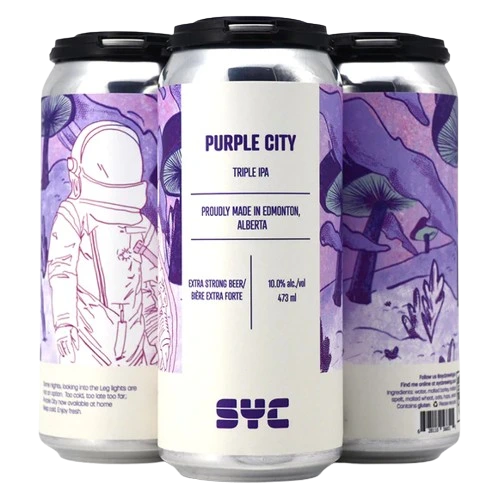 SYC PURPLE CITY TRIPLE IPA 473ML 4PK CAN