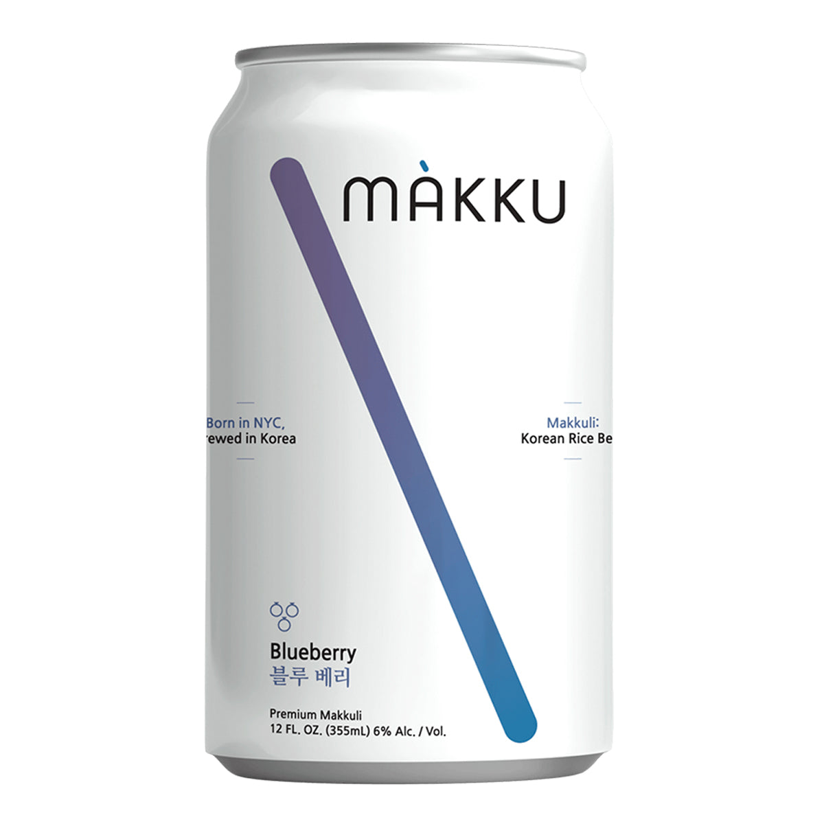 MAKKU BLUEBERRY RICE BEER 355ML CAN