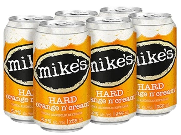 MIKES HARD ORANGE N' CREAM 355ML 6PK CAN