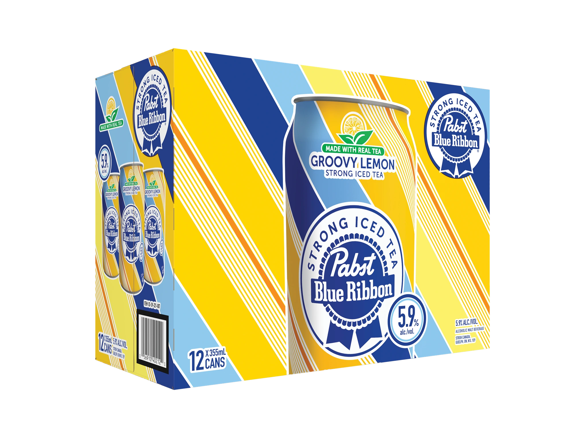 PABST BLUE RIBBON STRONG ICED TEA 355ML 12PK CAN @ Airdrie [1045665]