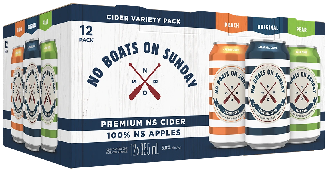 NO BOATS ON SUNDAY CIDER MIXER 355ML 12PK CAN @ Red Deer [1045668]