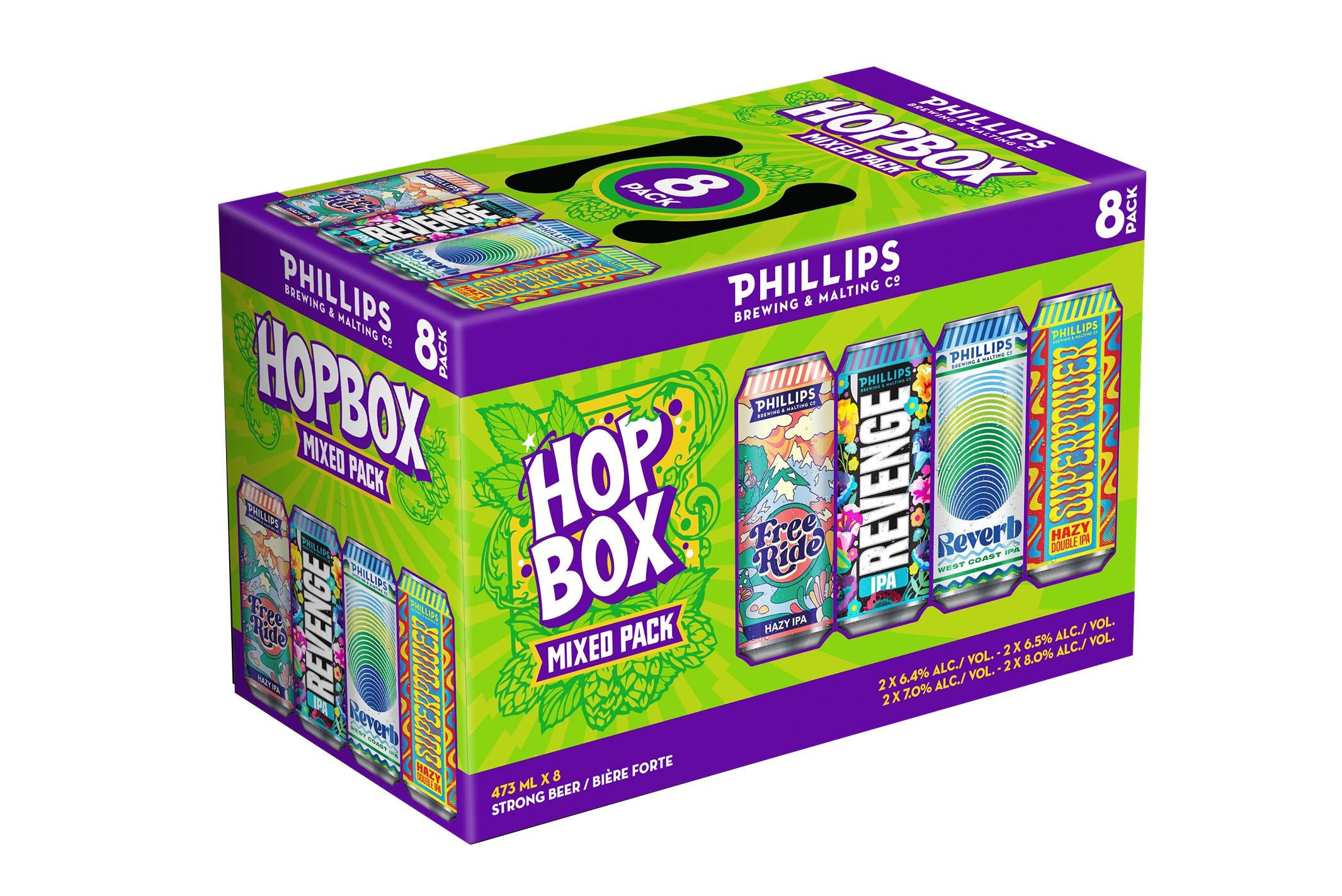 PHILLIPS HOPBOX MIXER 473ML 8PK CAN