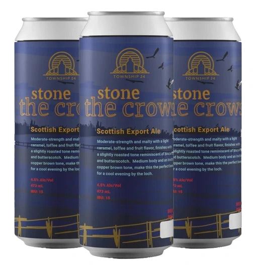 TOWNSHIP 24 STONE THE CROWS SCOTTISH EXP ALE 473ML 4PK CAN
