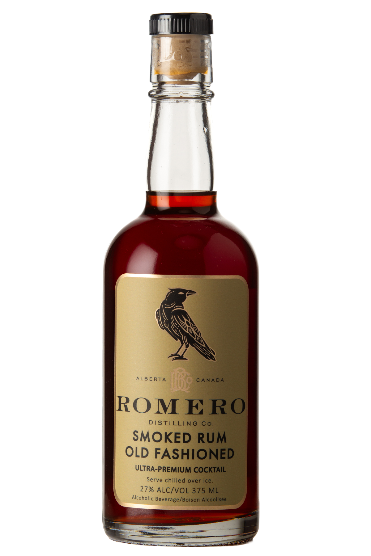 ROMERO SMOKED RUM OLD FASHIONED 375ML