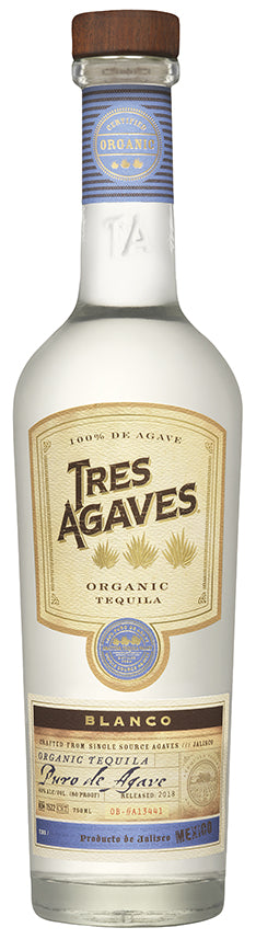 TRES AGAVES BLANCO TEQUILA 750ML