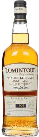 TOMINTOUL 1997 TAWNY PORT CASK SINGLE MALT SCOTCH 700ML