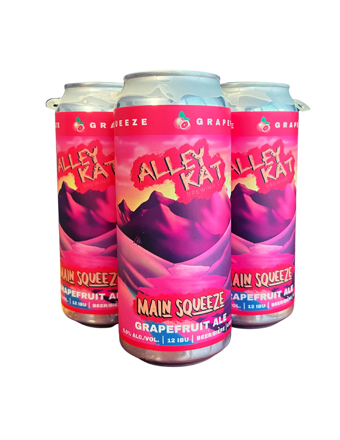ALLEY KAT MAIN SQUEEZE GRAPEFRUIT ALE 473ML 4PK CAN