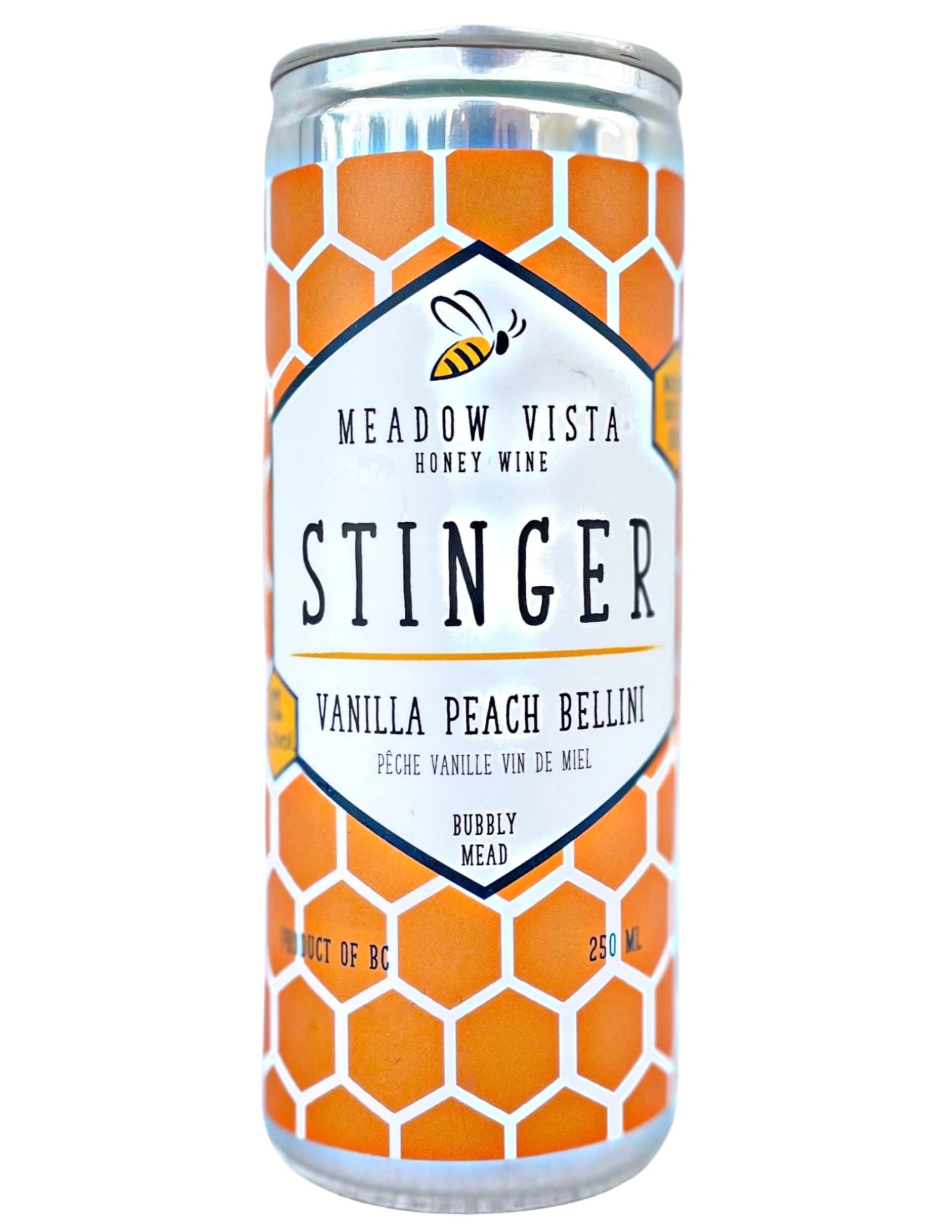 MEADOW VISTA STINGER VANILLA PEACH BELLINI 250ml