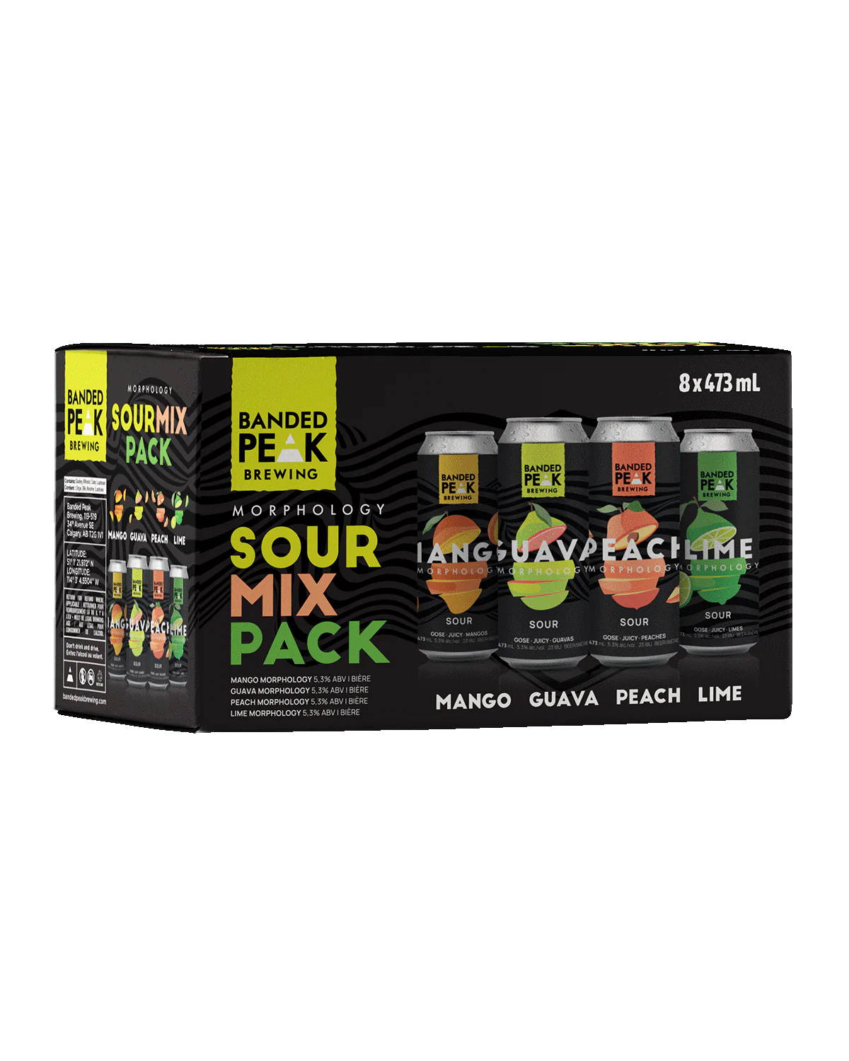 BANDED PEAK MORPHOLOGY SOUR MIX PACK 473ML 8PK CAN @ Deerfoot City [1047232]