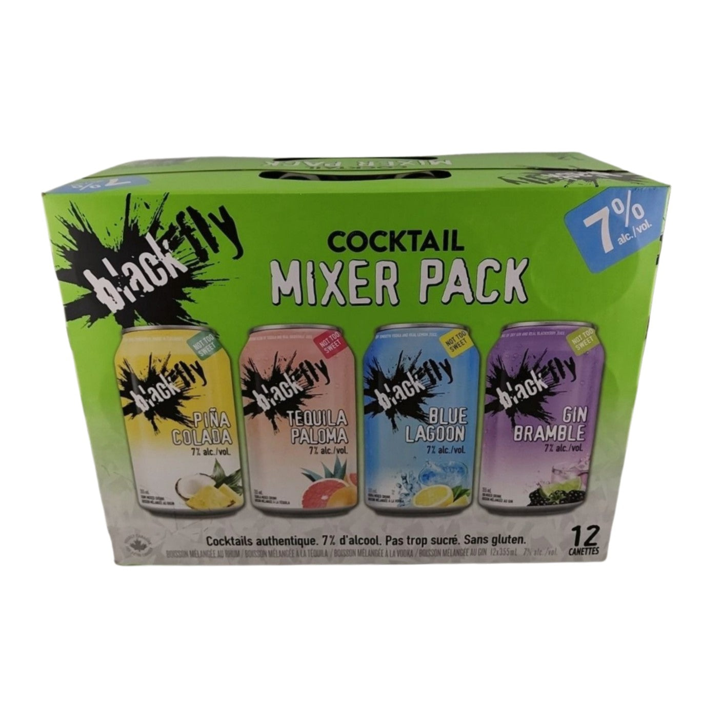 BLACK FLY CLASSIC COCKTAIL MIXER 355ML 12PK CAN
