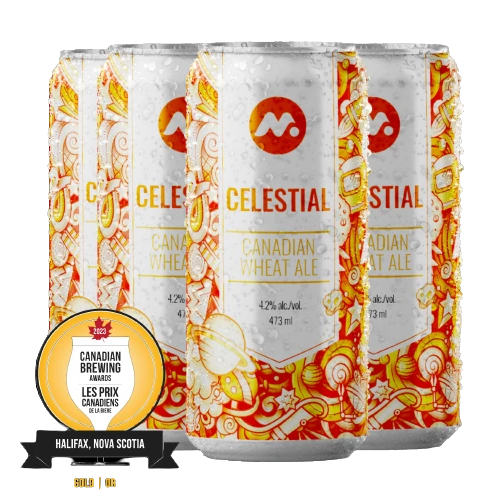 METAS CELESTIAL CANADIAN WHEAT ALE 473ML 4PK CAN