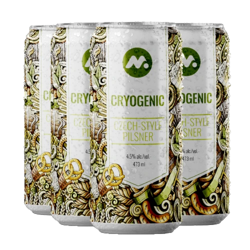META CRYOGENIC CZECH-STYLE PILSNER 473ML 4PK CAN