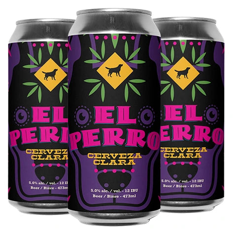 YELLOW DOG EL PERRO CERVEZA CLARA 473ML 4PK CAN