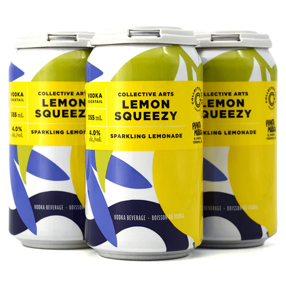 COLLECTIVE ARTS LEMON SQUEEZY 355ML 4PK CAN