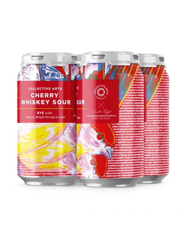 COLLECTIVE ARTS CHERRY WHISKY SOUR 355ML 4PK CAN