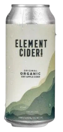ELEMENT CIDER ORGANIC DRY APPLE CIDER 473ML CAN @ Kelowna [1047639]