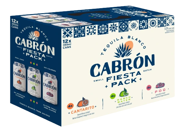 CABRON TEQUILA COCKTAIL MIXER 355ML 12PK CAN