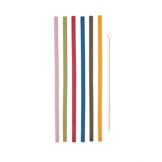 TRUE SILICONE STRAWS & CLEANING BRUSH SET @ Kelowna [1047858]