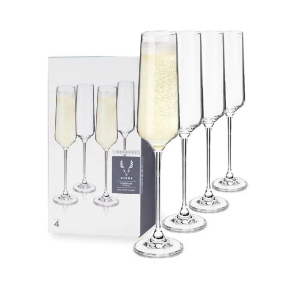 VISKI RESERVE EUROPEAN CRYSTAL WINE GLASSES CHAMPAGNE @ Kelowna [1047868]