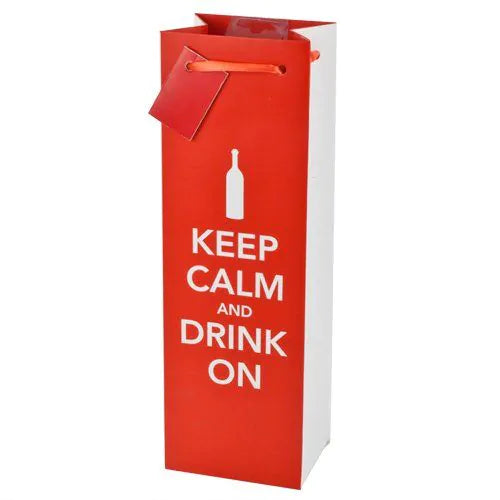 CAKEWALK KEEP CALM AND DRINK ON GIFT BAG @ Kelowna [1047890]